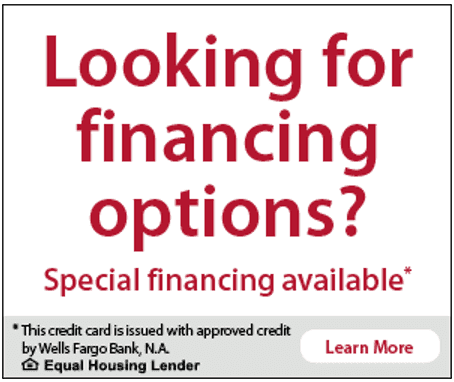 Financing Option flyer
